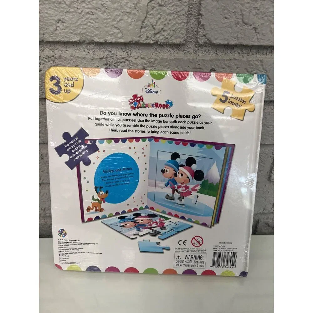 Disney Baby My First Puzzle Book - Jigsaw Puzzles For Kids